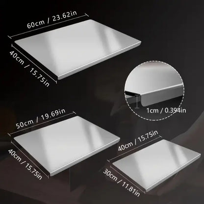 Stainless Steel Cutting Board Non-Slip Kitchen Chopping Board