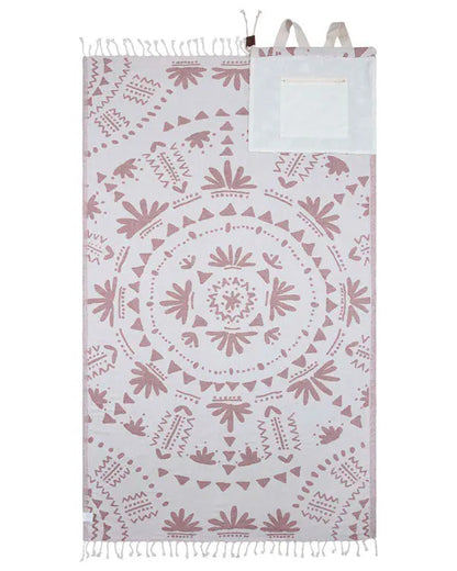 2-in-1 Towel Bag Convertible Beach Towel Tote