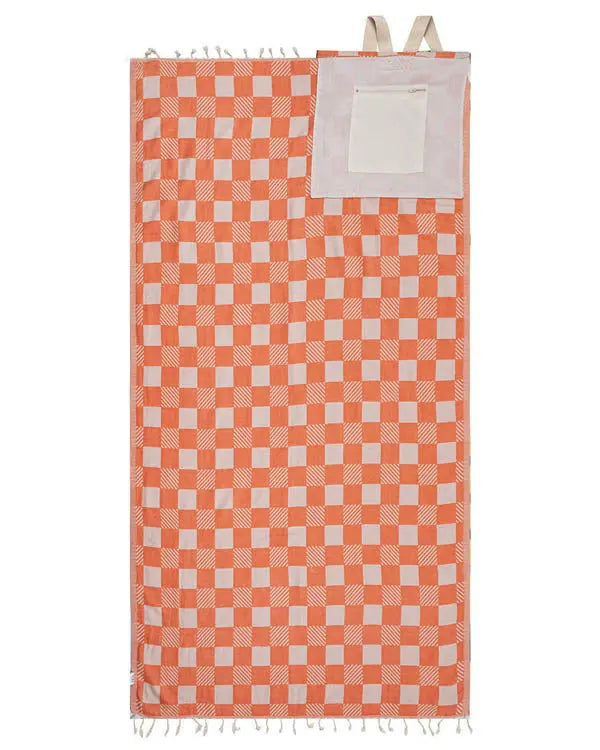 2-in-1 Towel Bag Convertible Beach Towel Tote