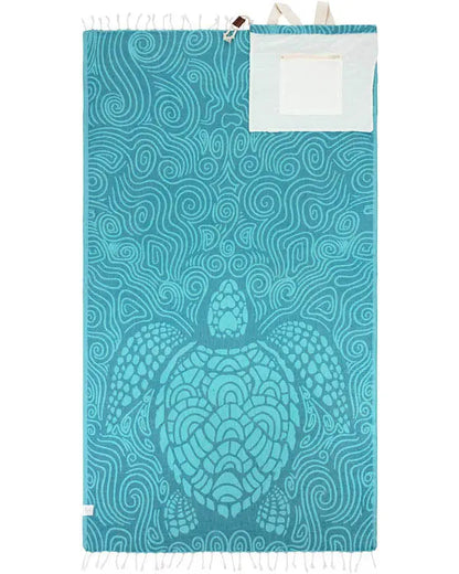 2-in-1 Towel Bag Convertible Beach Towel Tote