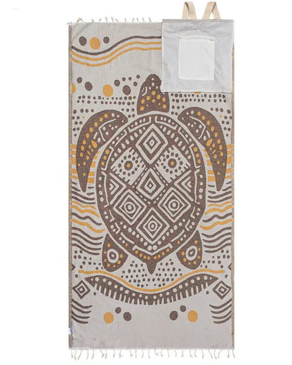 2-in-1 Towel Bag Convertible Beach Towel Tote