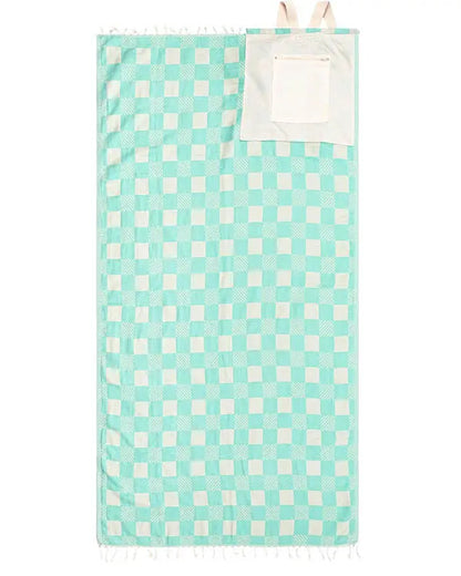2-in-1 Towel Bag Convertible Beach Towel Tote