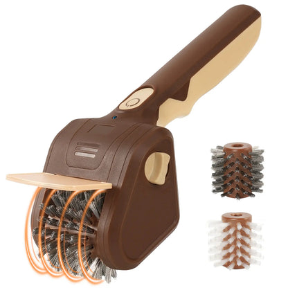 Bristle-Free Electric BBQ Grill Brush, Cordless Rechargeable Cleaner