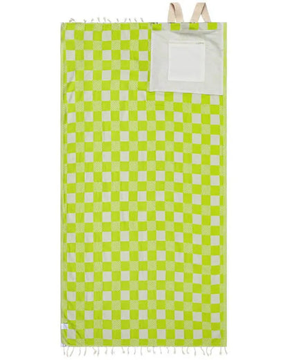 2-in-1 Towel Bag Convertible Beach Towel Tote