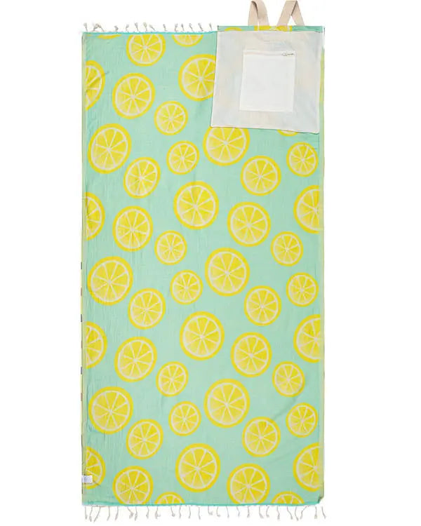 2-in-1 Towel Bag Convertible Beach Towel Tote
