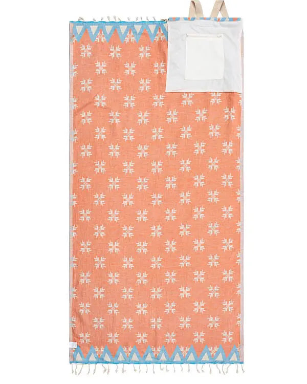 2-in-1 Towel Bag Convertible Beach Towel Tote